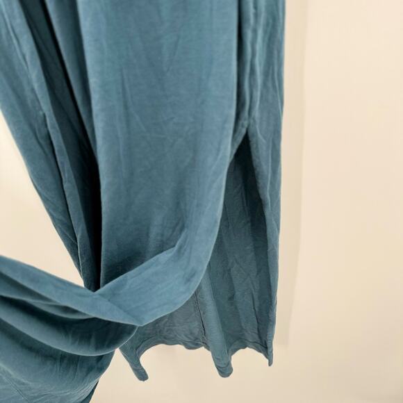 Michael Stars Solange Dress Size Small NEW Tie Waist Maxi Pebble Blue NWOT - Picture 11 of 14